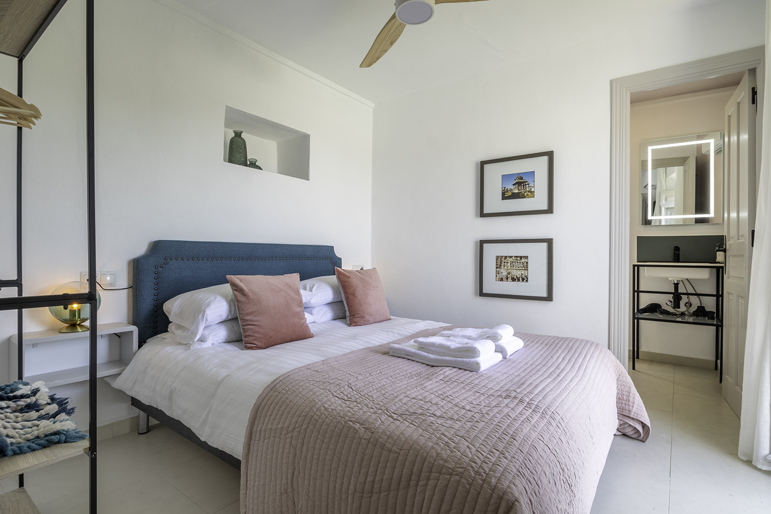The Luxury Double bedroom on the first floor.