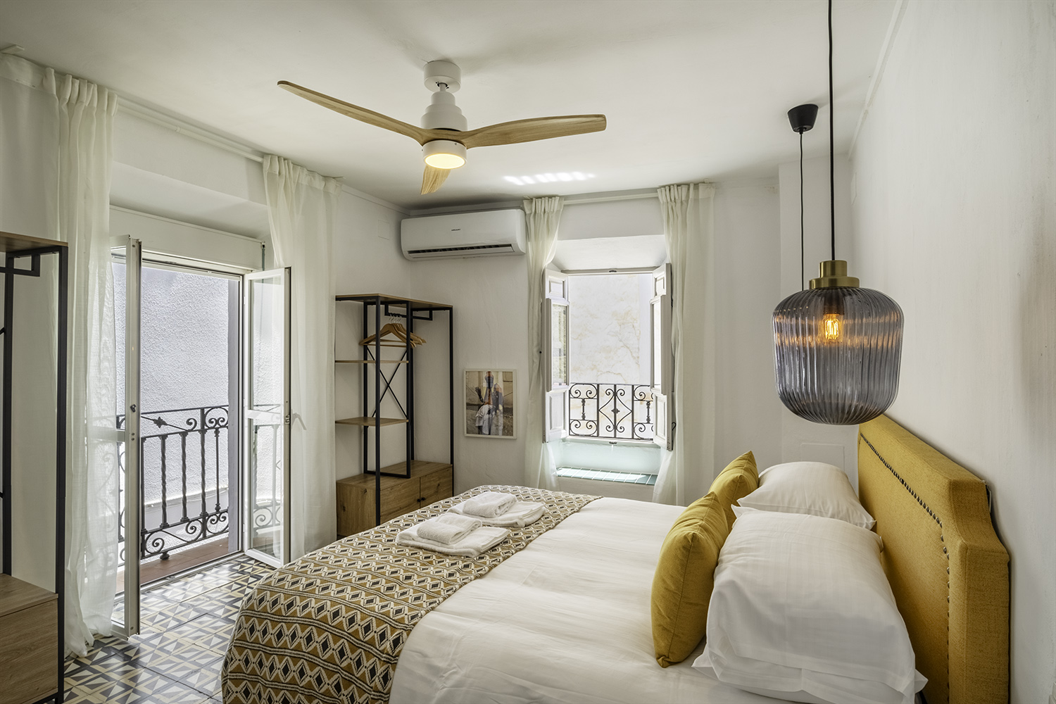 The Suite — bedroom and separate sitting room.