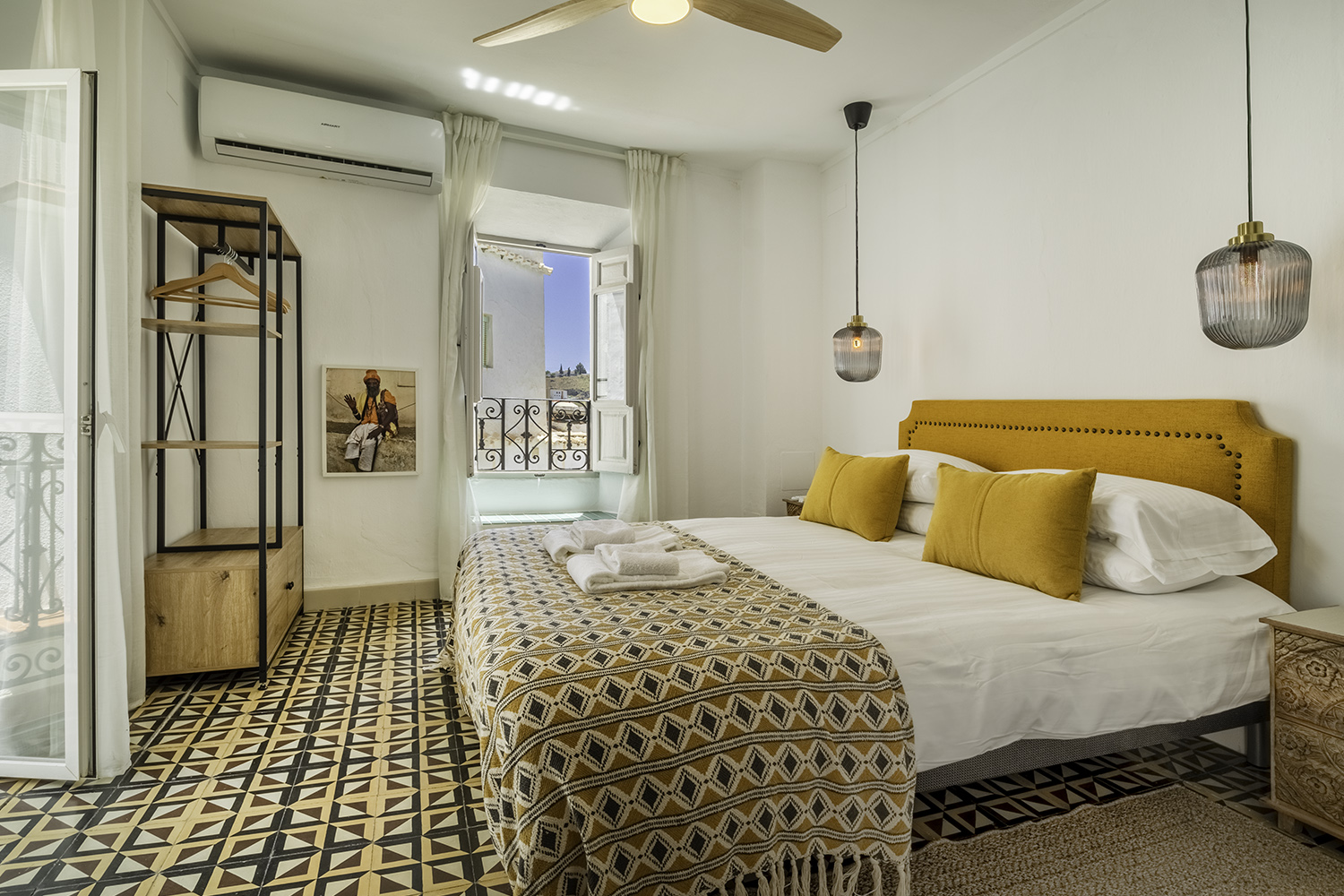 The Suite — bedroom view.